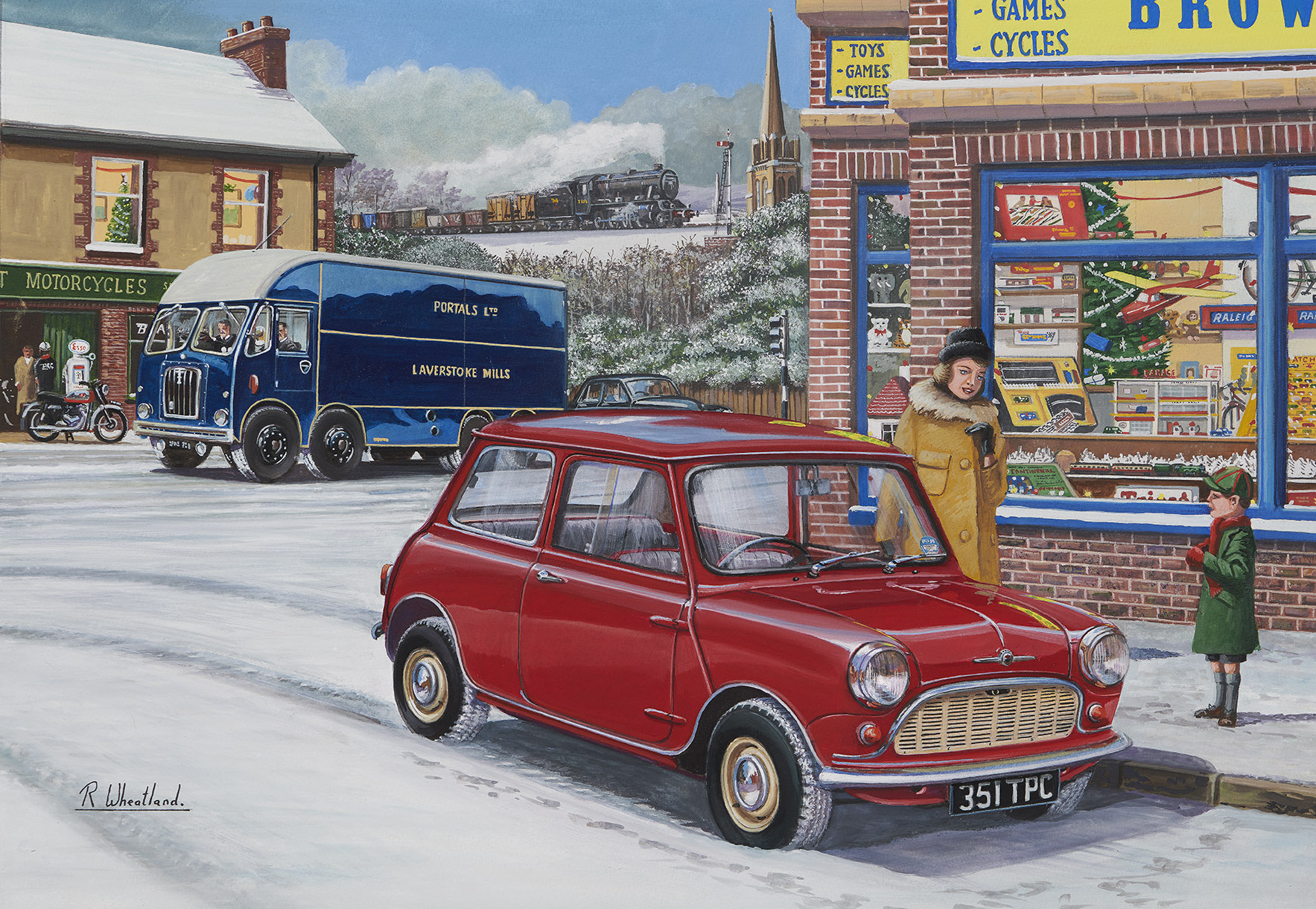 2025 Richard Wheatland Xmas card design